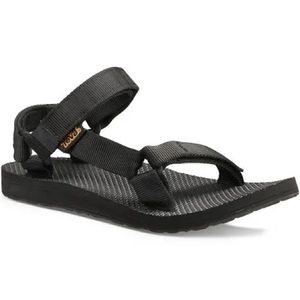 BLACK TEVA ORIGINAL UNIVERSAL sandals size 10
